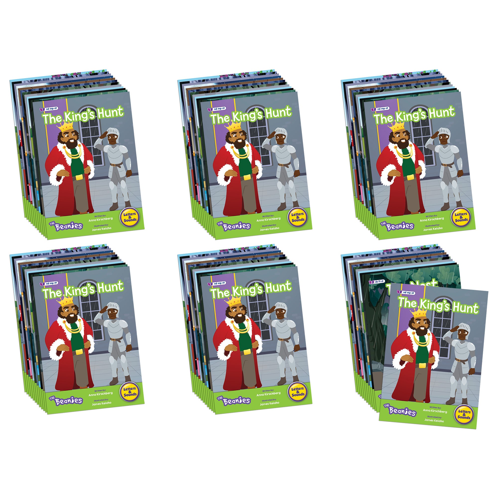 The Beanies HiLo Set 2 Decodable Readers - Blends (Phase 4) - 6 pack