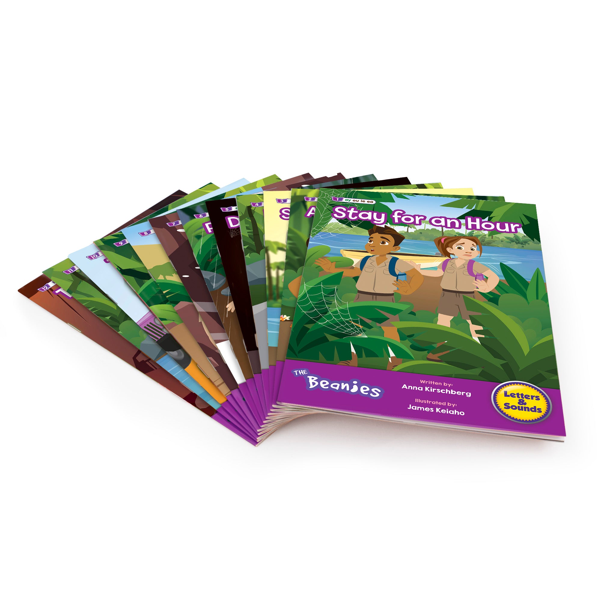 The Beanies HiLo Set 2 Decodable Readers - Vowel Sounds (Phase 5)