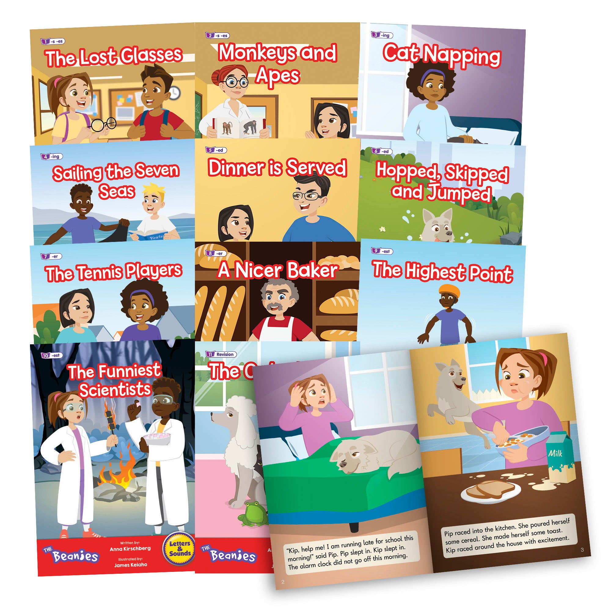 The Beanies HiLo Set 2 Decodable Readers - Spelling (Phase 6)