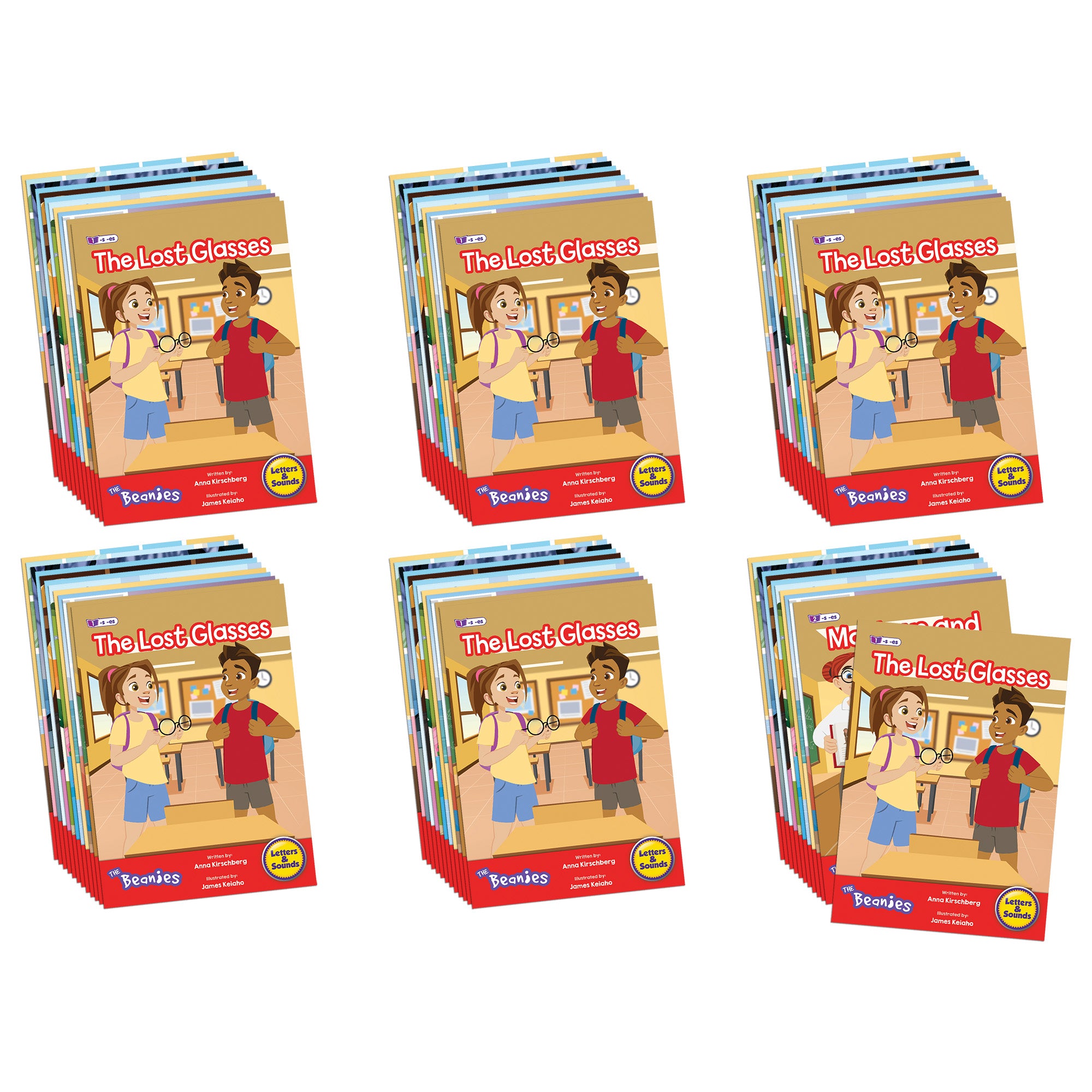 The Beanies HiLo Set 2 Decodable Readers - Spelling (Phase 6) - 6 pack