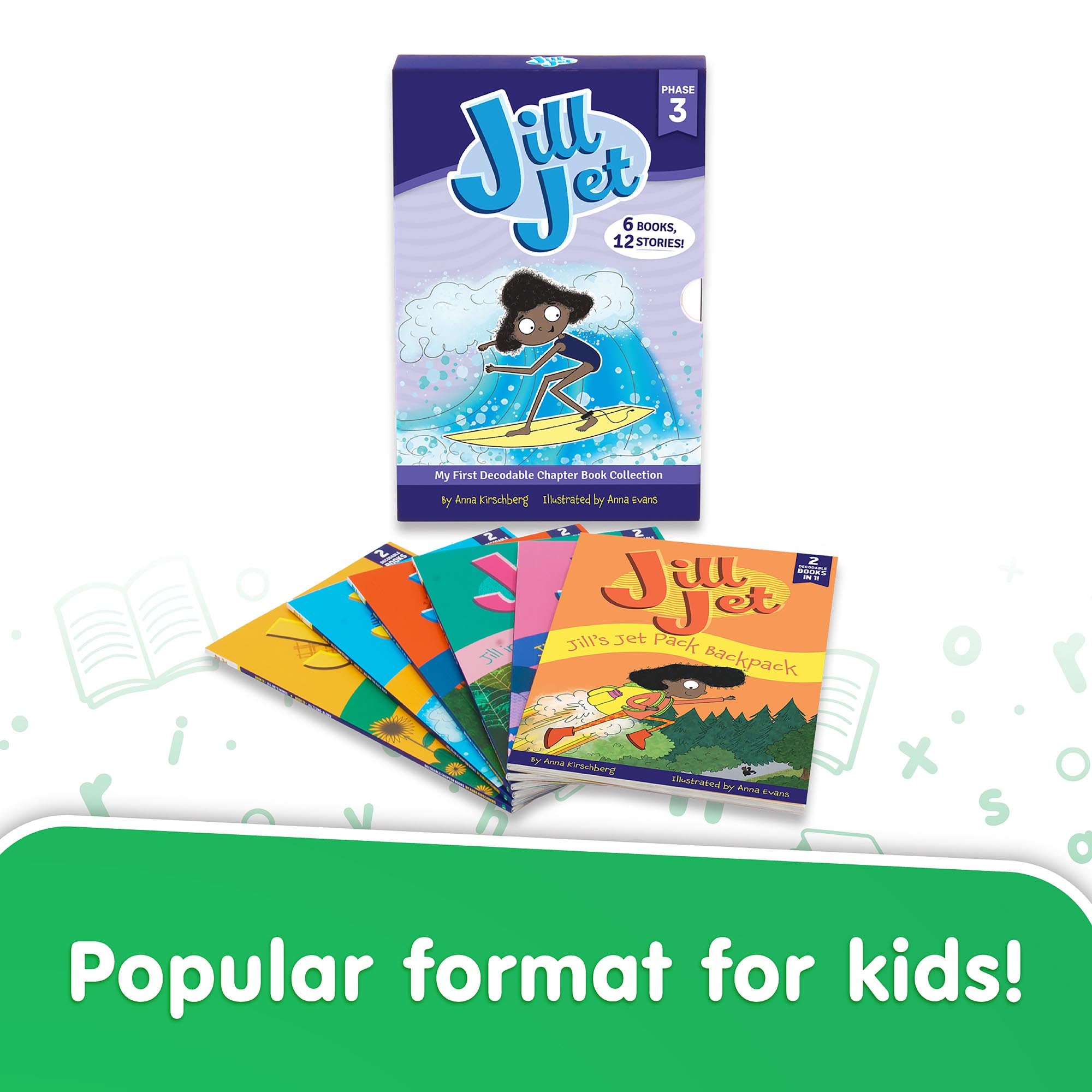 Jill Jet - Decodable Chapter Books - Box Set