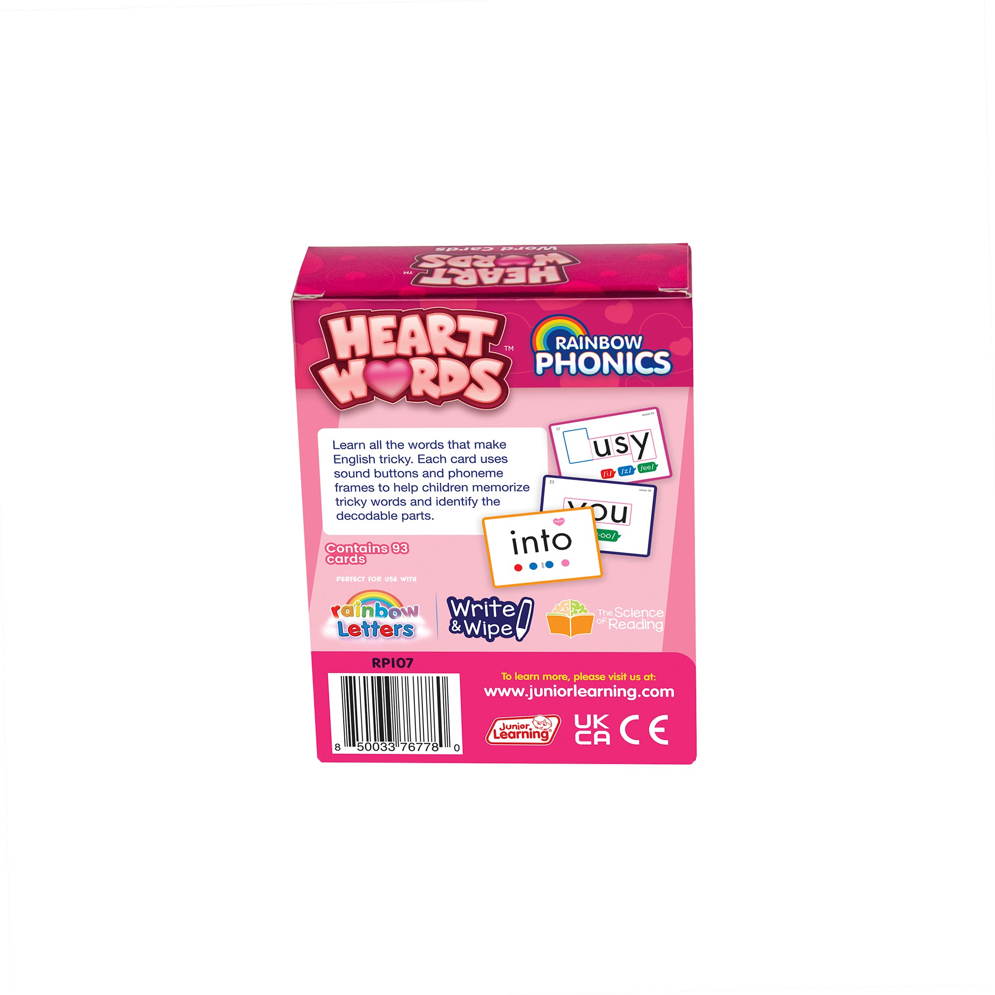 Heart Words (Common Exception Word Cards)