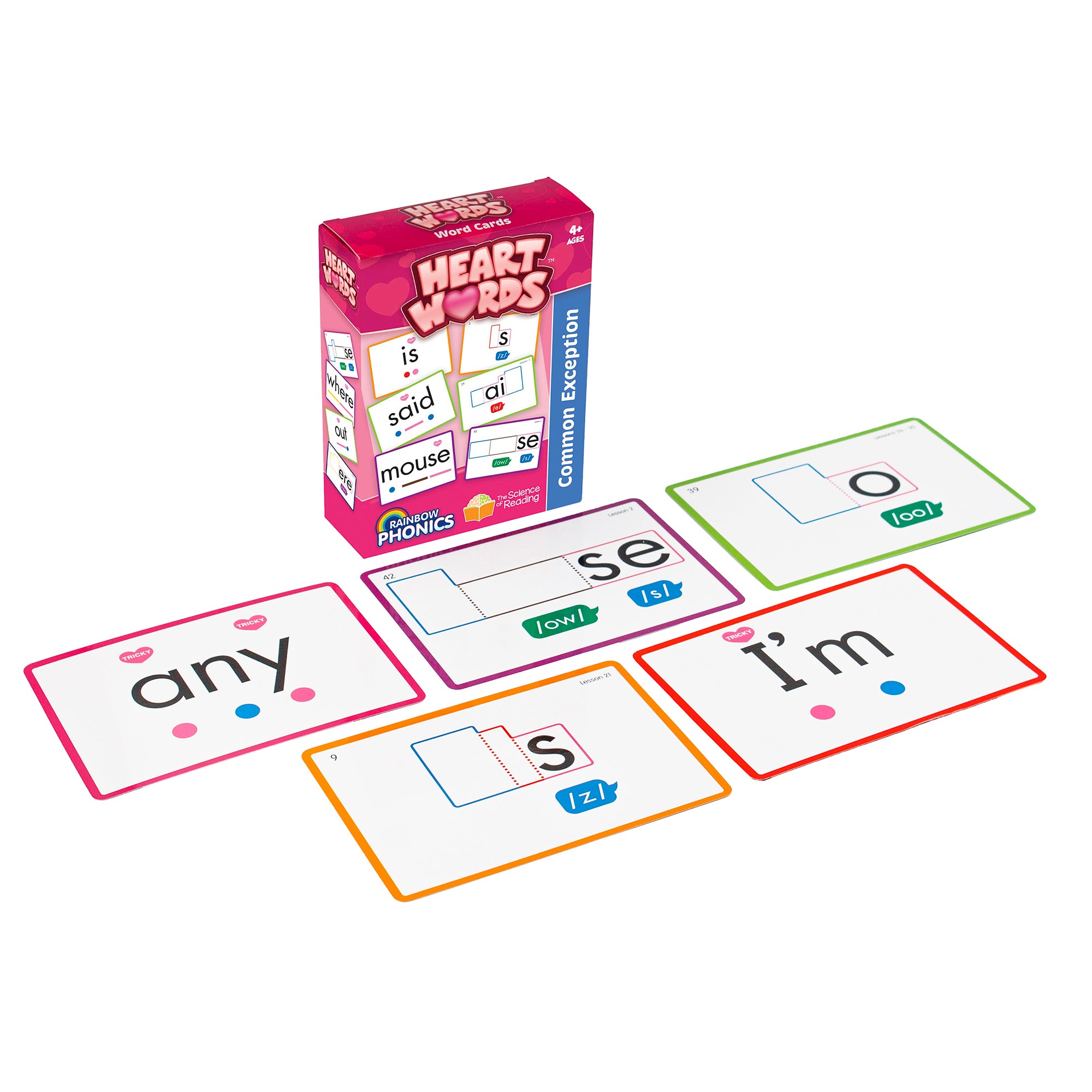 Heart Words (Common Exception Word Cards)