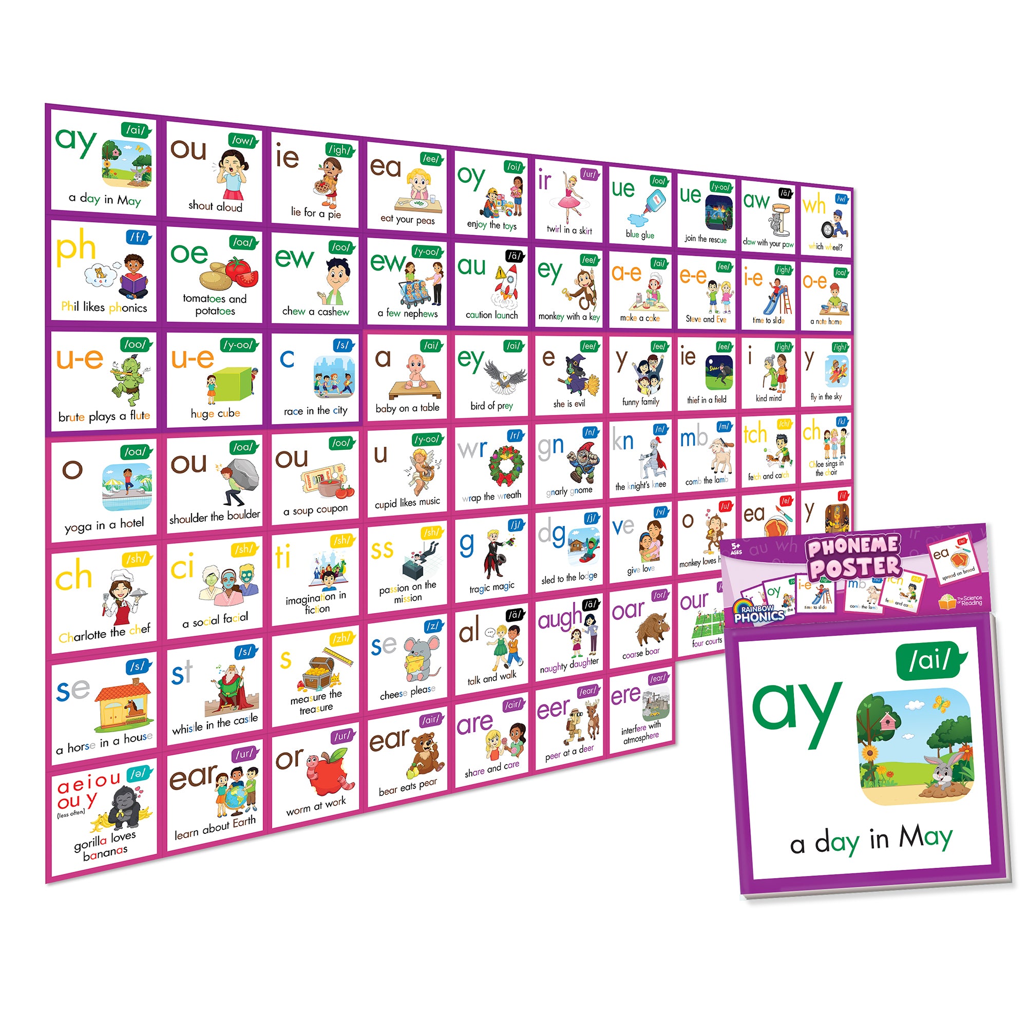 Phoneme Poster (Phoneme Frieze)