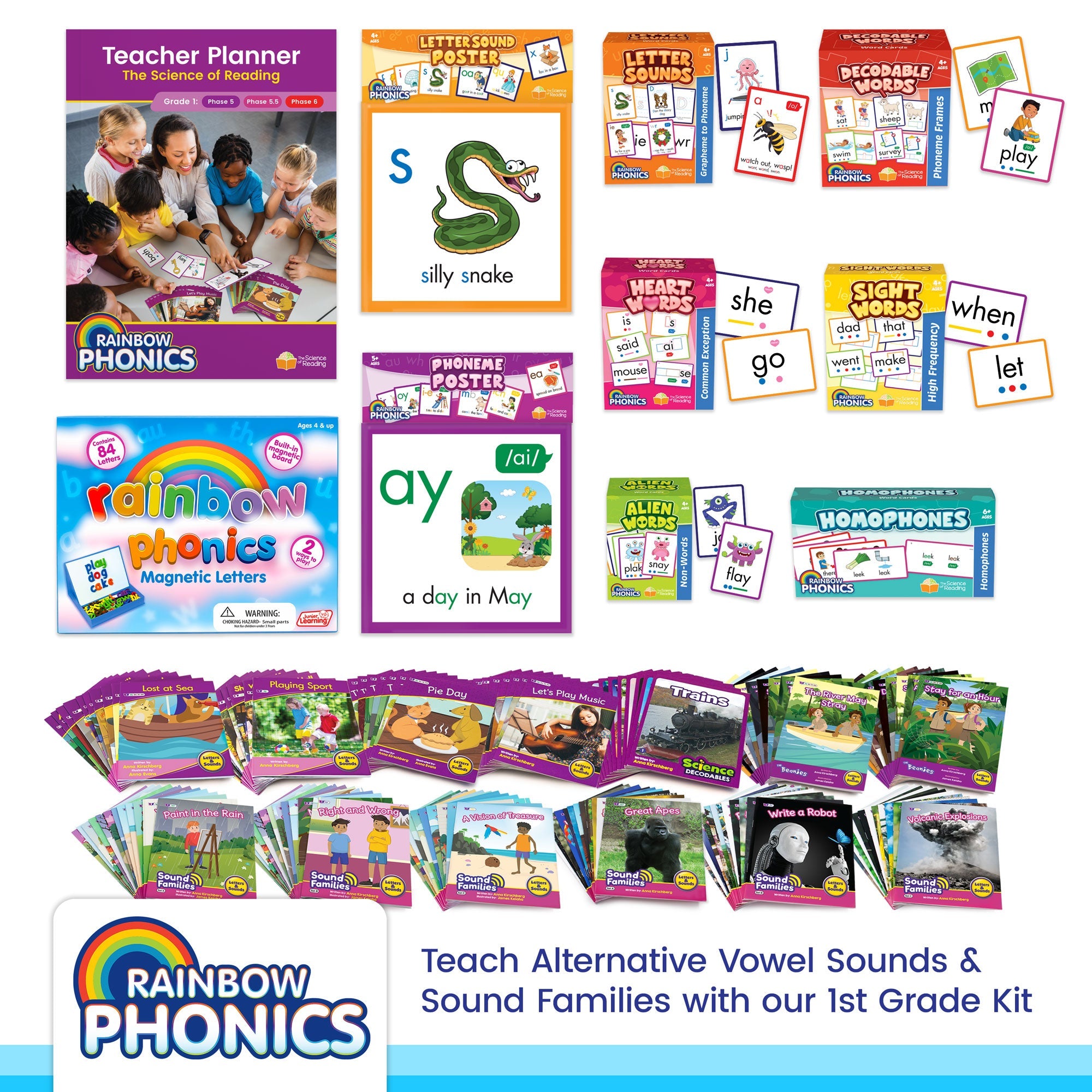 Rainbow Phonics Single Kit 1st Grade