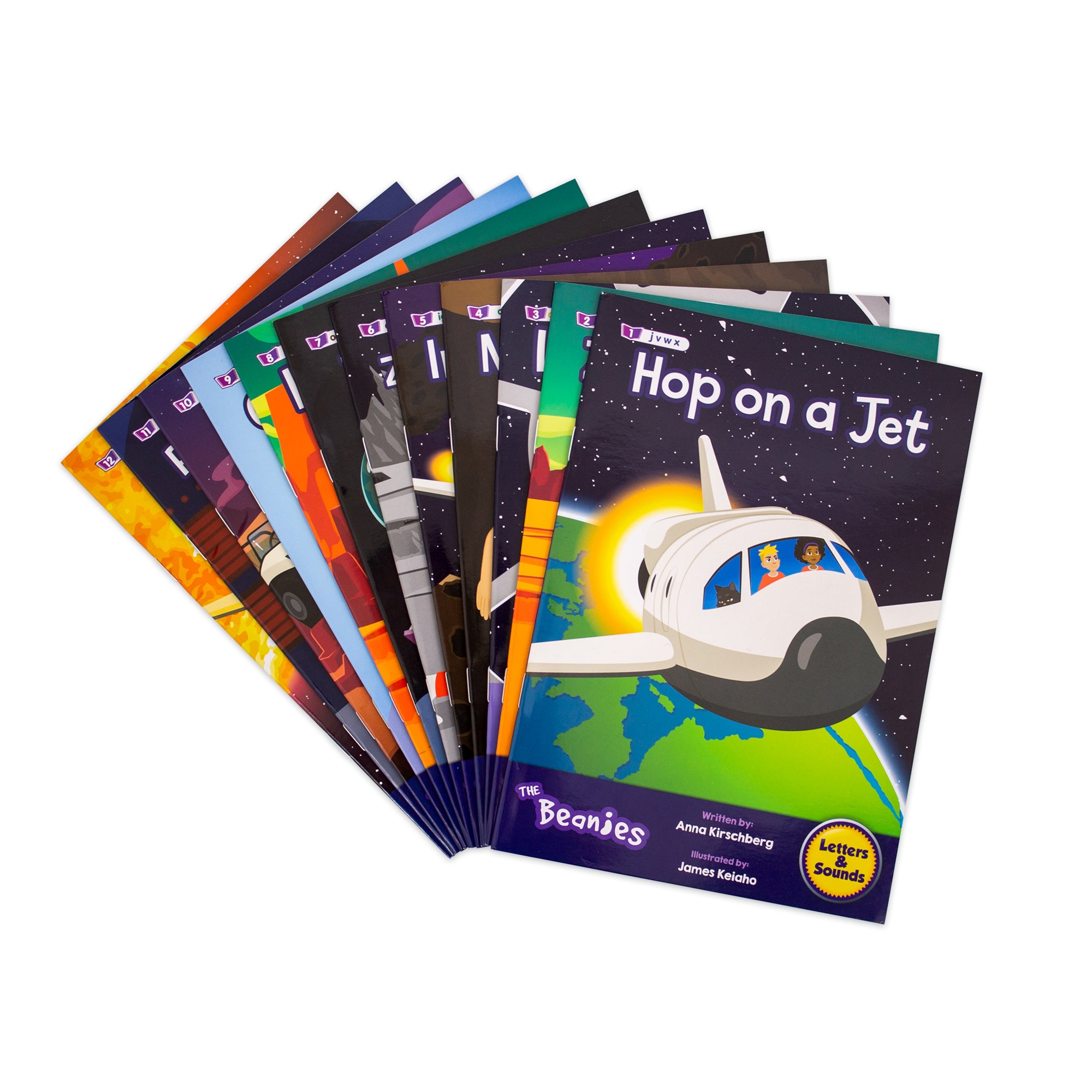 The Beanies HiLo Set 1 Decodable Readers - Phonics (Phase 3) - 6 pack