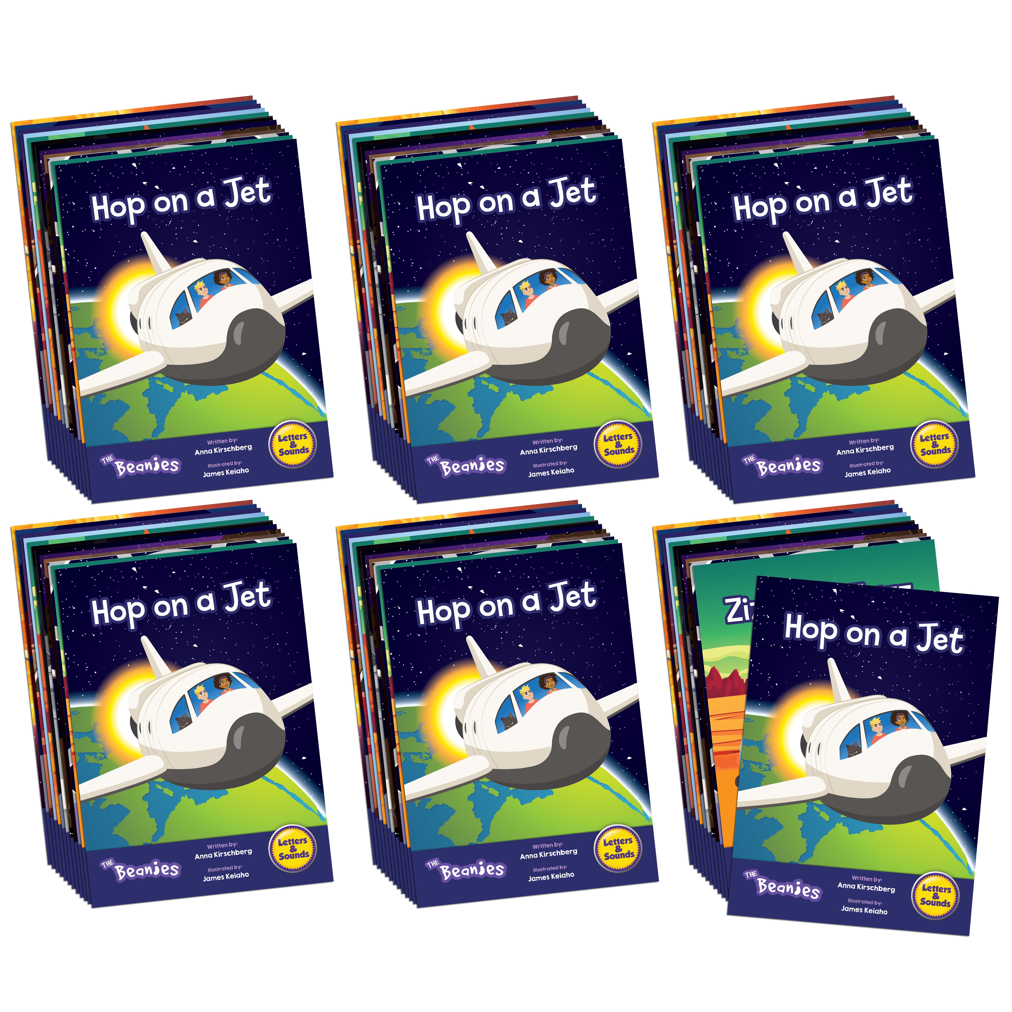The Beanies HiLo Set 1 Decodable Readers - Phonics (Phase 3) - 6 pack