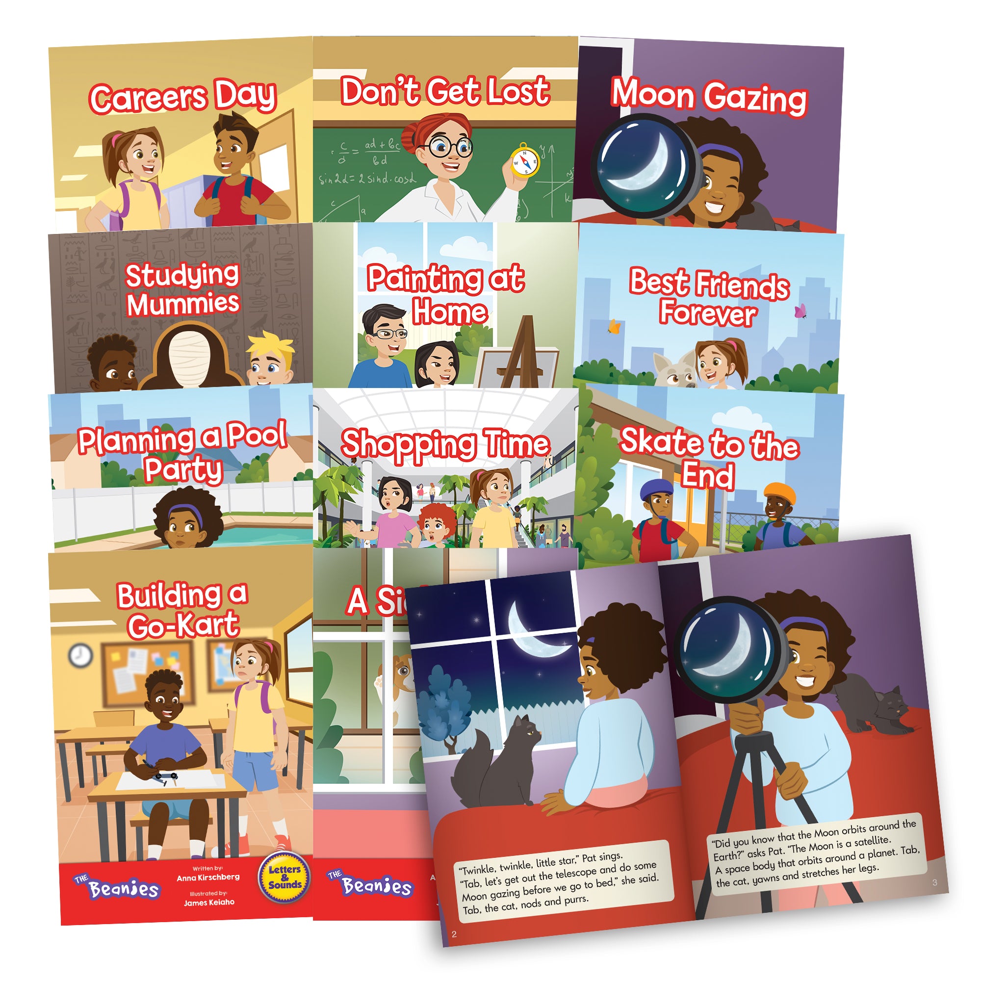 The Beanies - HiLo Set 1 Decodable Readers - Phase 6 - 6 pack