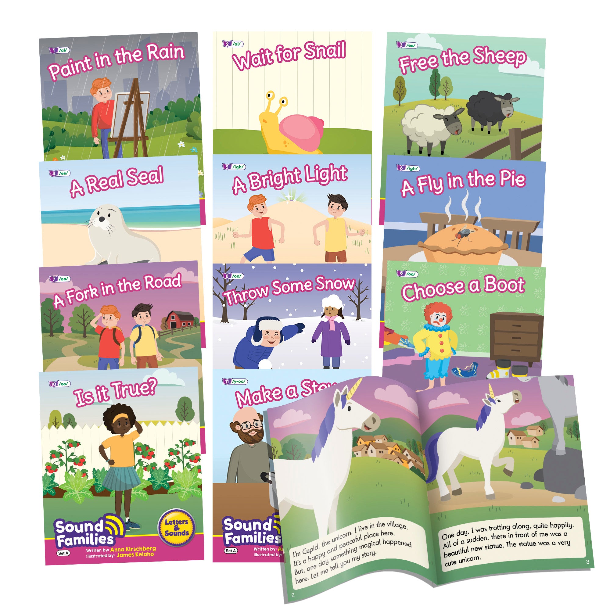 Sound Families Long Vowel Fiction Phase 5.5 - 6 pack