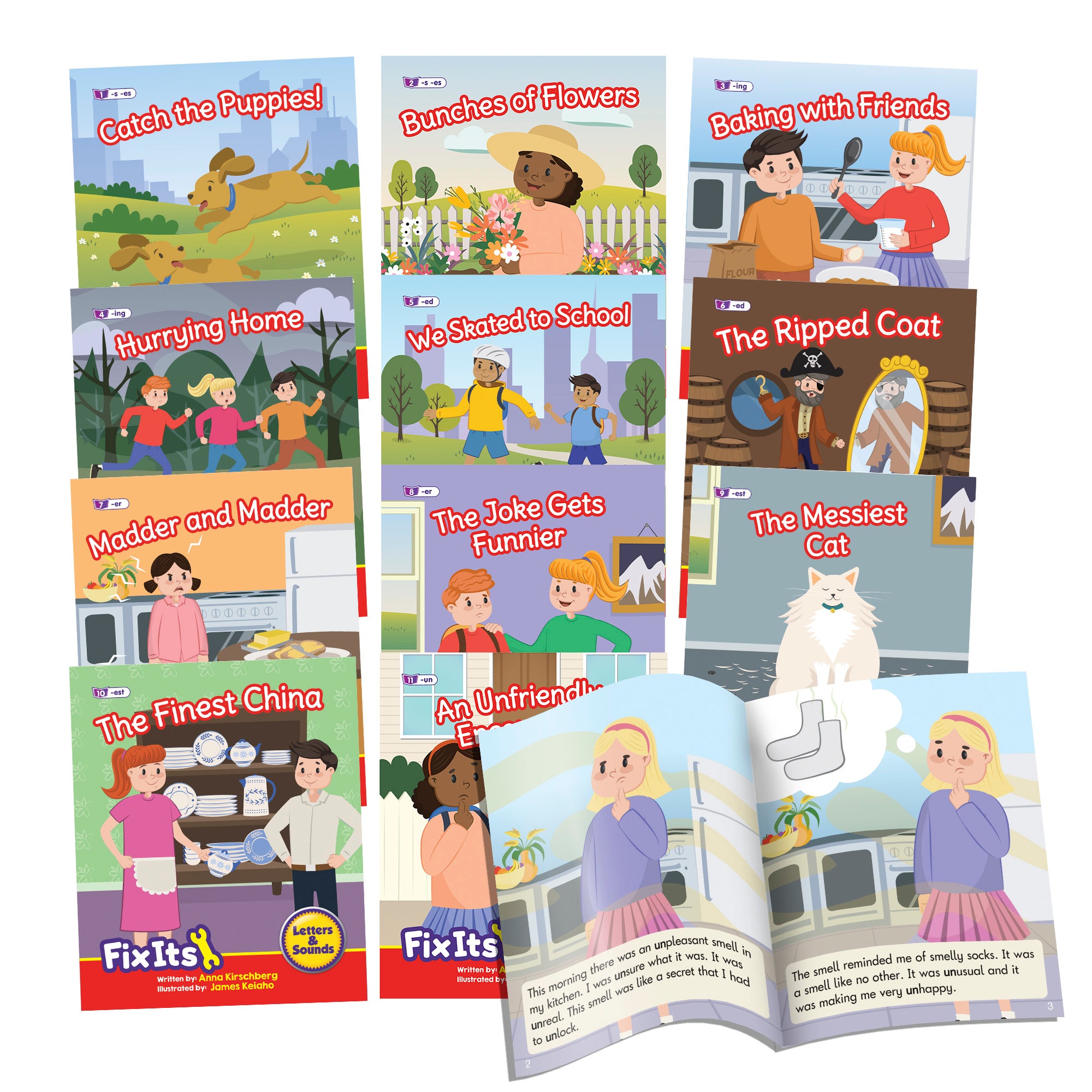 Fix Its Suffixes Fiction Phase 6 - 6 pack