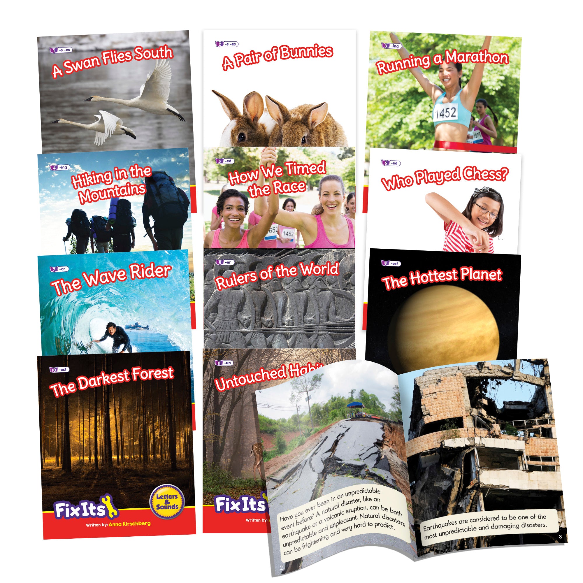 Fix Its Suffixes Non-Fiction Phase 6 - 6 pack