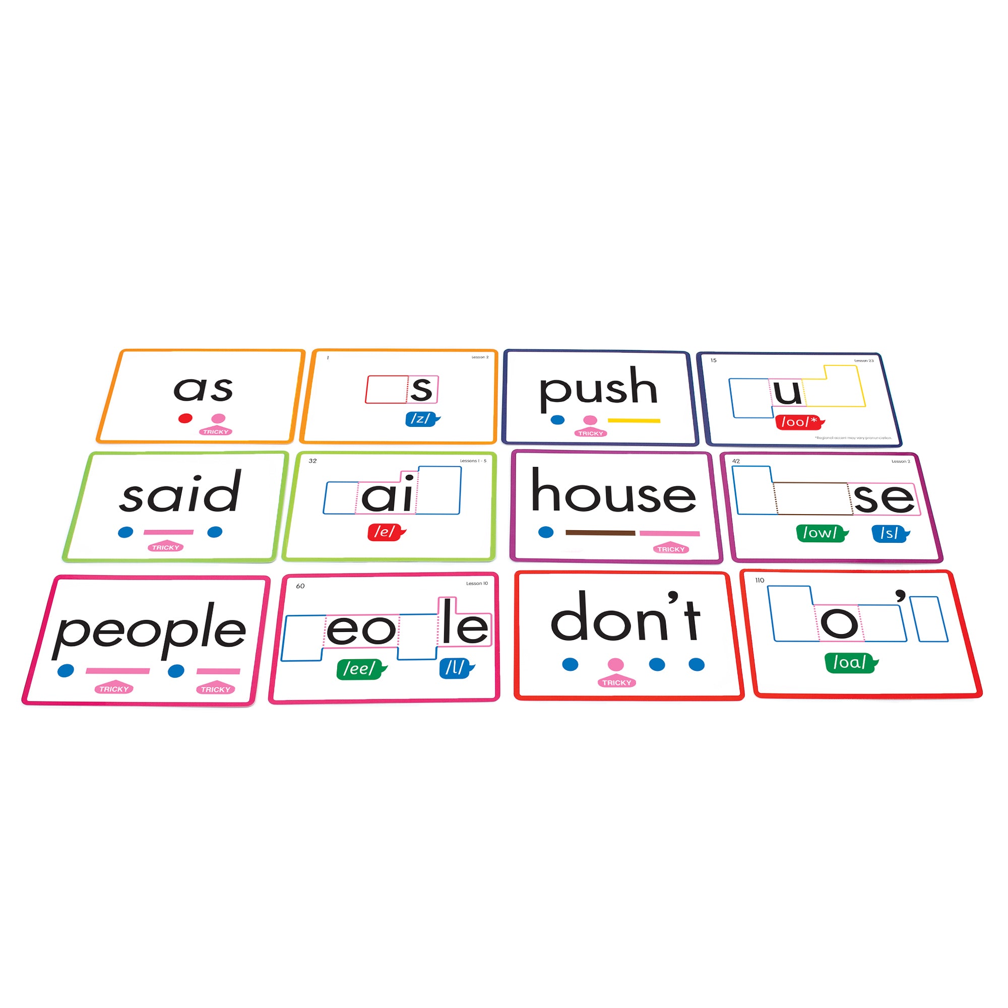 Common Exception Word Cards