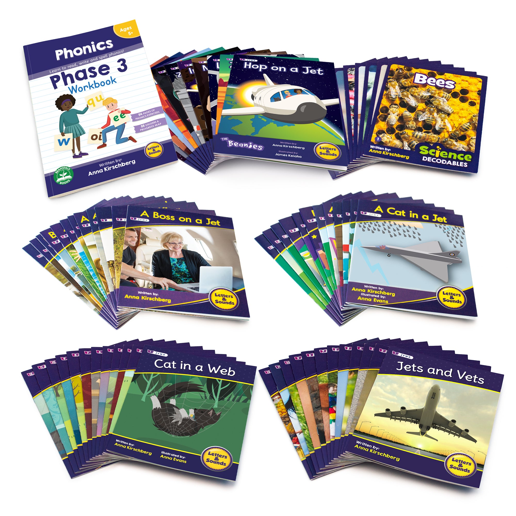 Letters and Sounds Phase 3 Phonics Single Kit