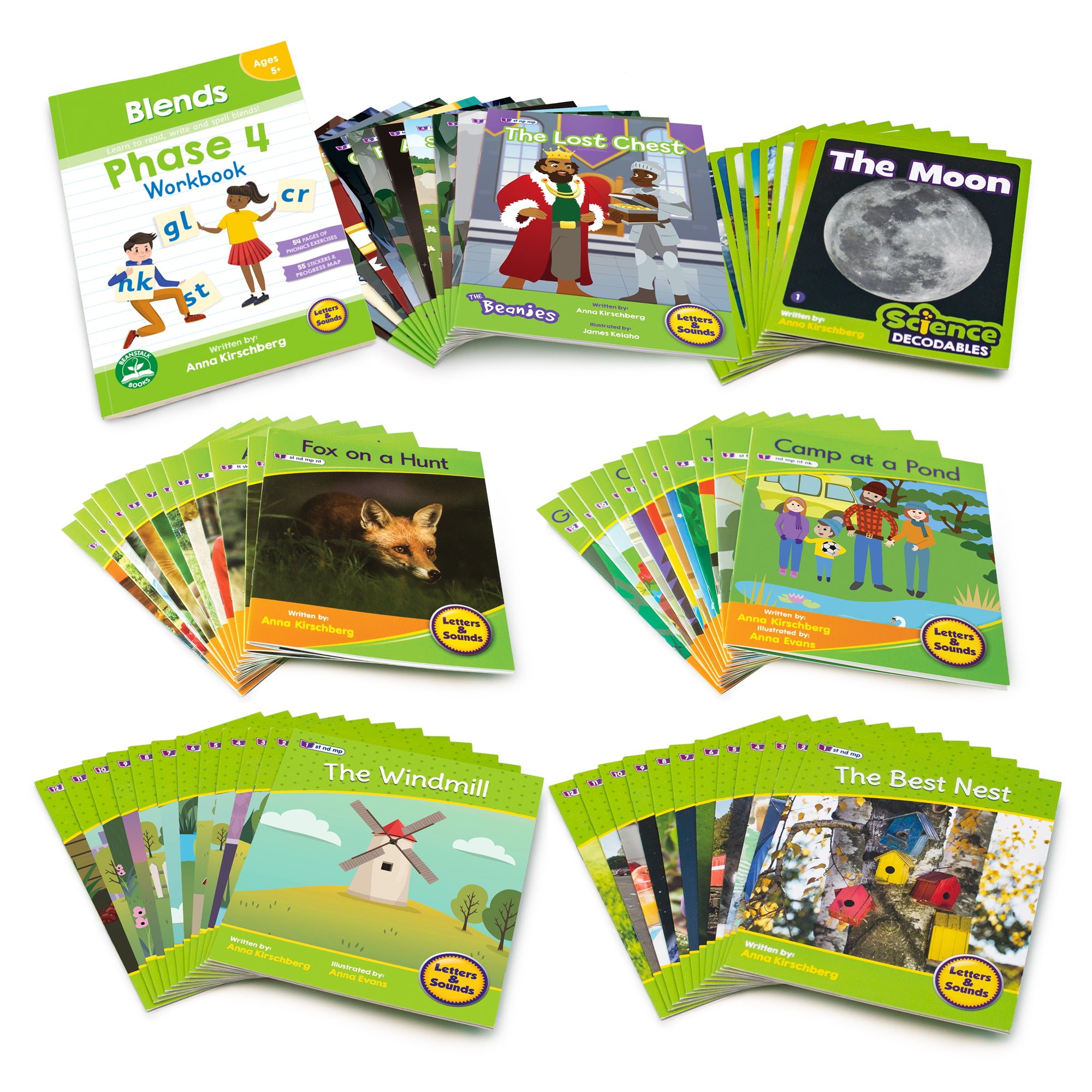 Letters and Sounds Phase 4 Blends Single Kit