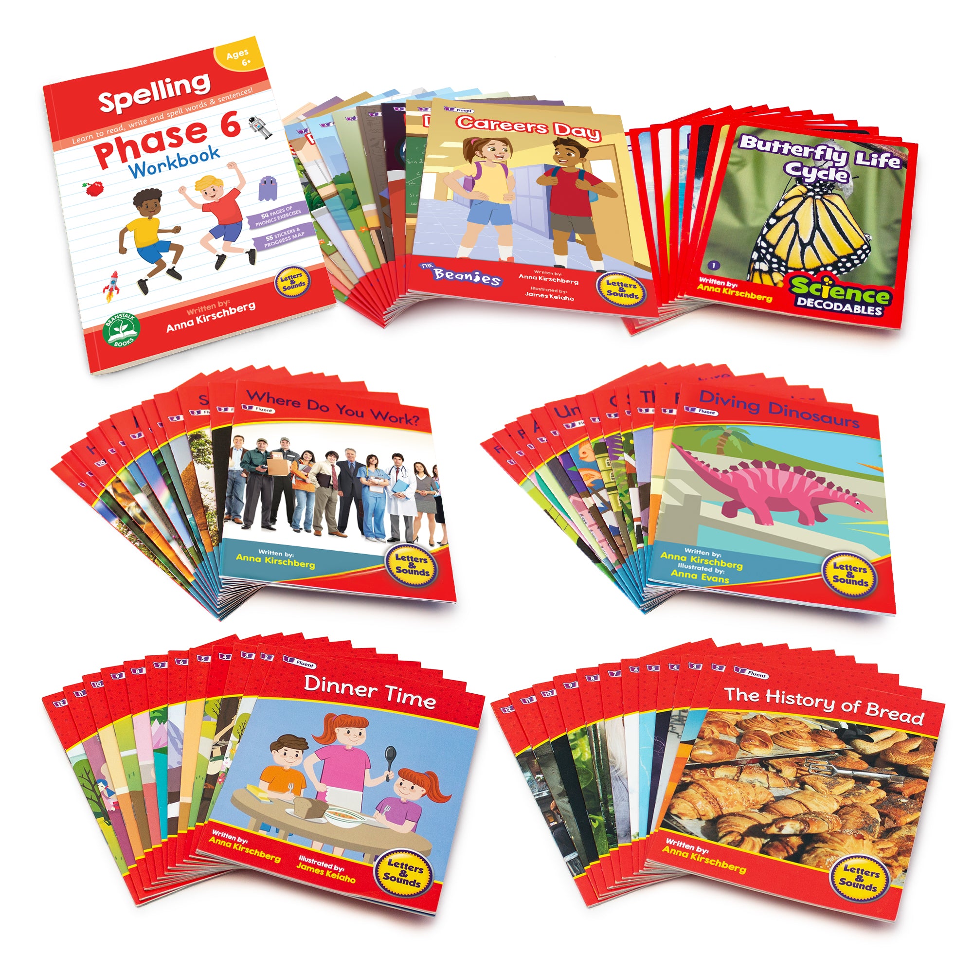 Letters and Sounds Phase 6 Spelling Single Kit