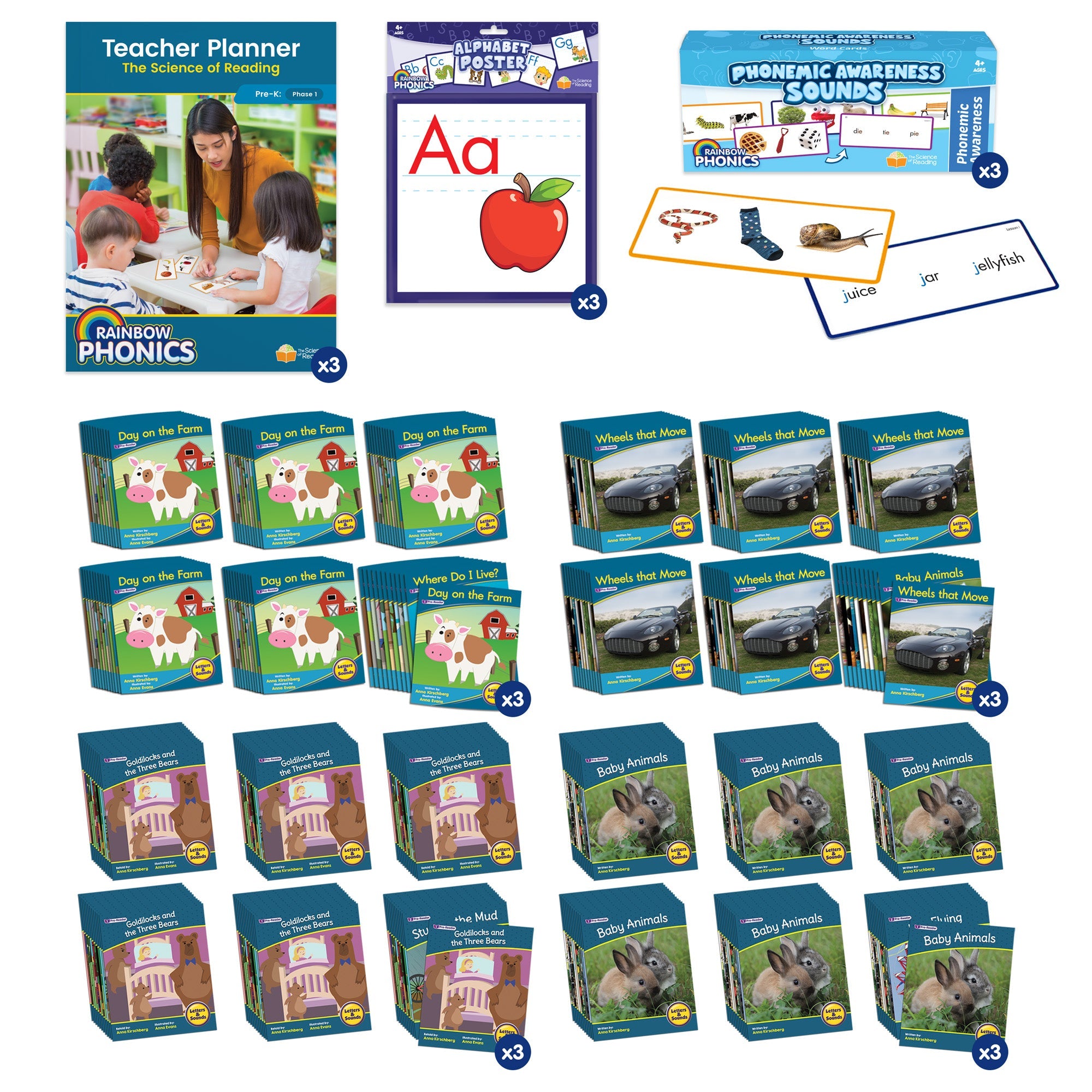 Rainbow Phonics School Kit Pre-K
