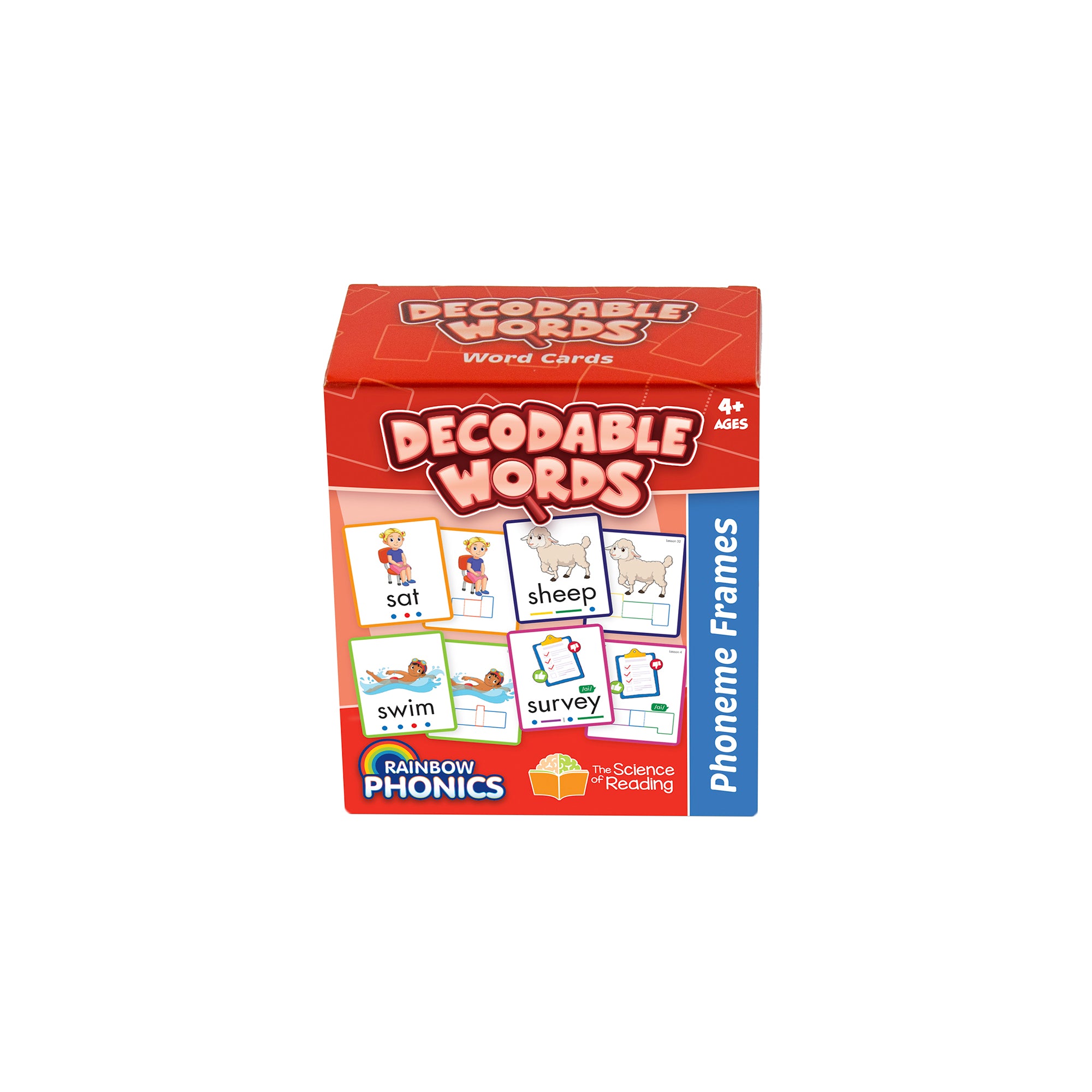 Decodable Words (Phoneme Frame Cards)