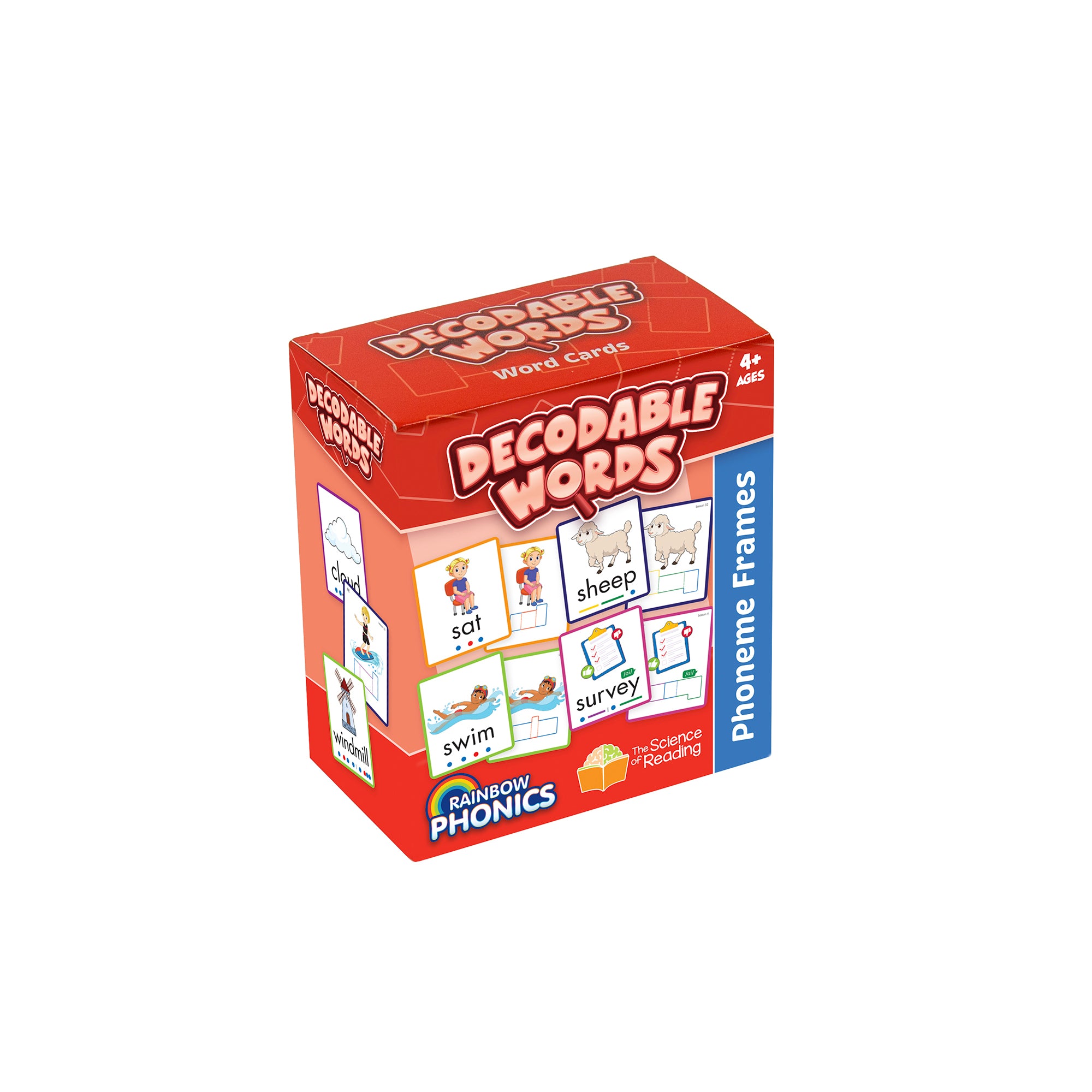 Decodable Words (Phoneme Frame Cards)