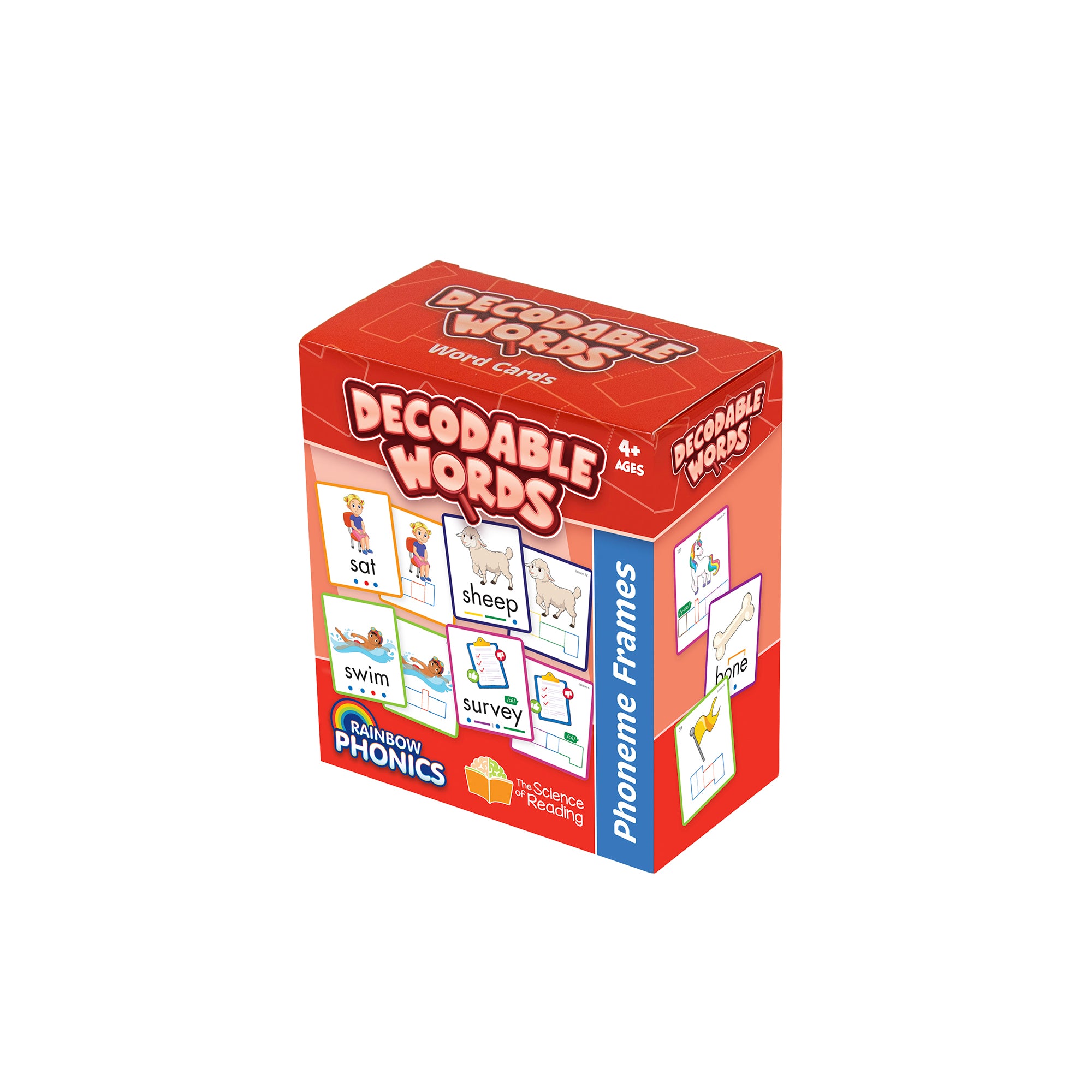 Decodable Words (Phoneme Frame Cards)
