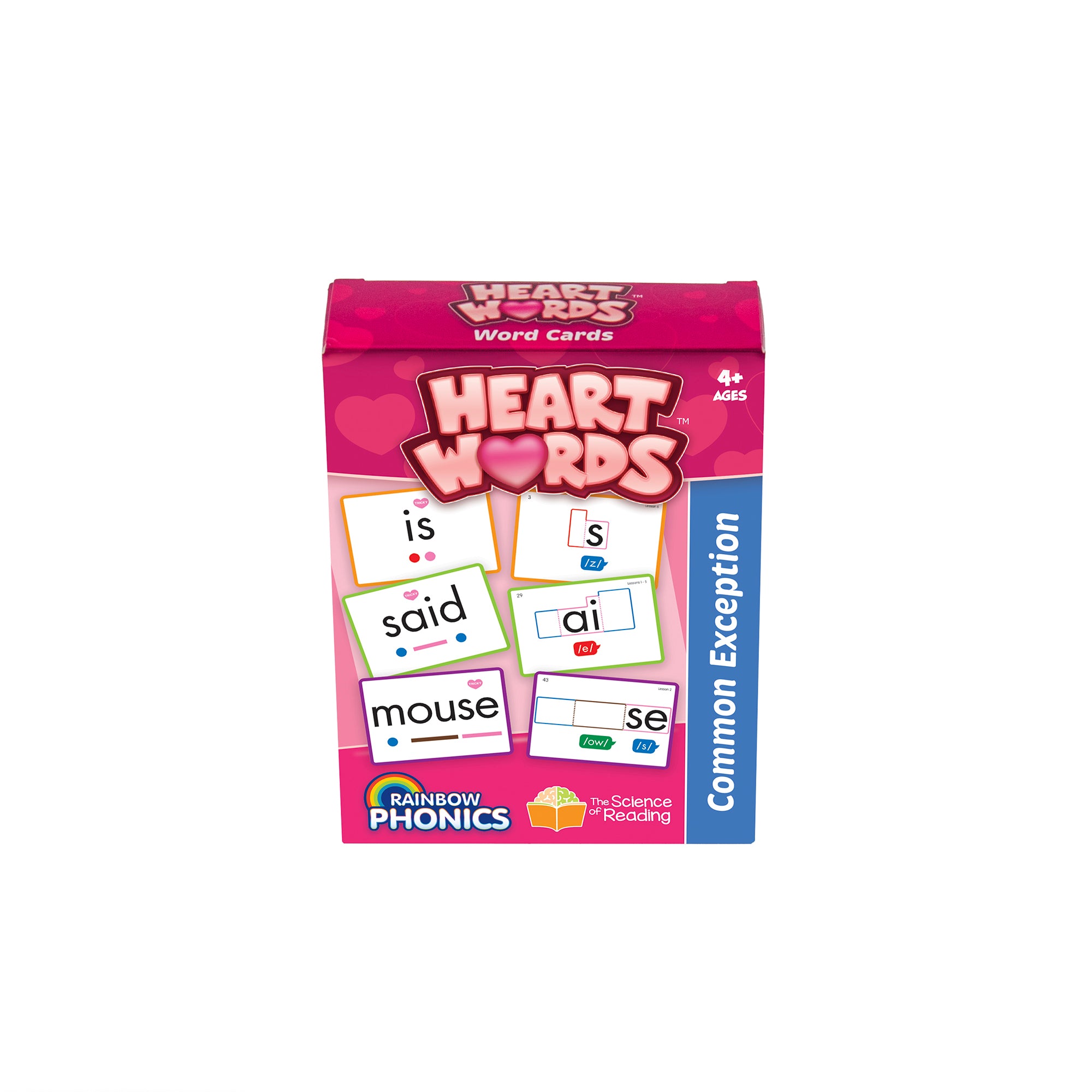 Heart Words (Common Exception Word Cards)