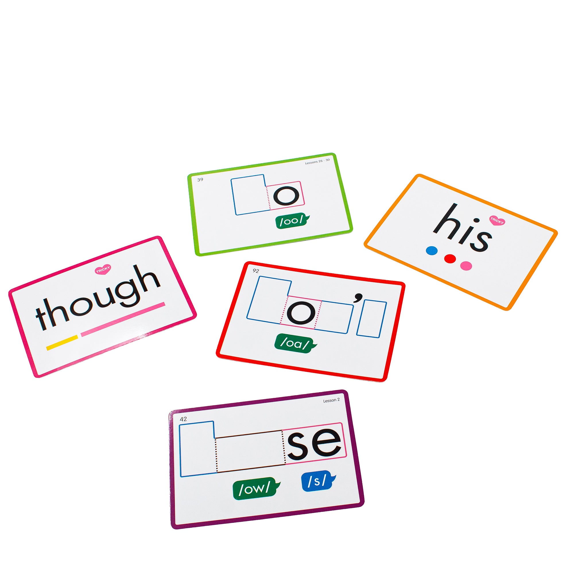 Heart Words (Common Exception Word Cards)