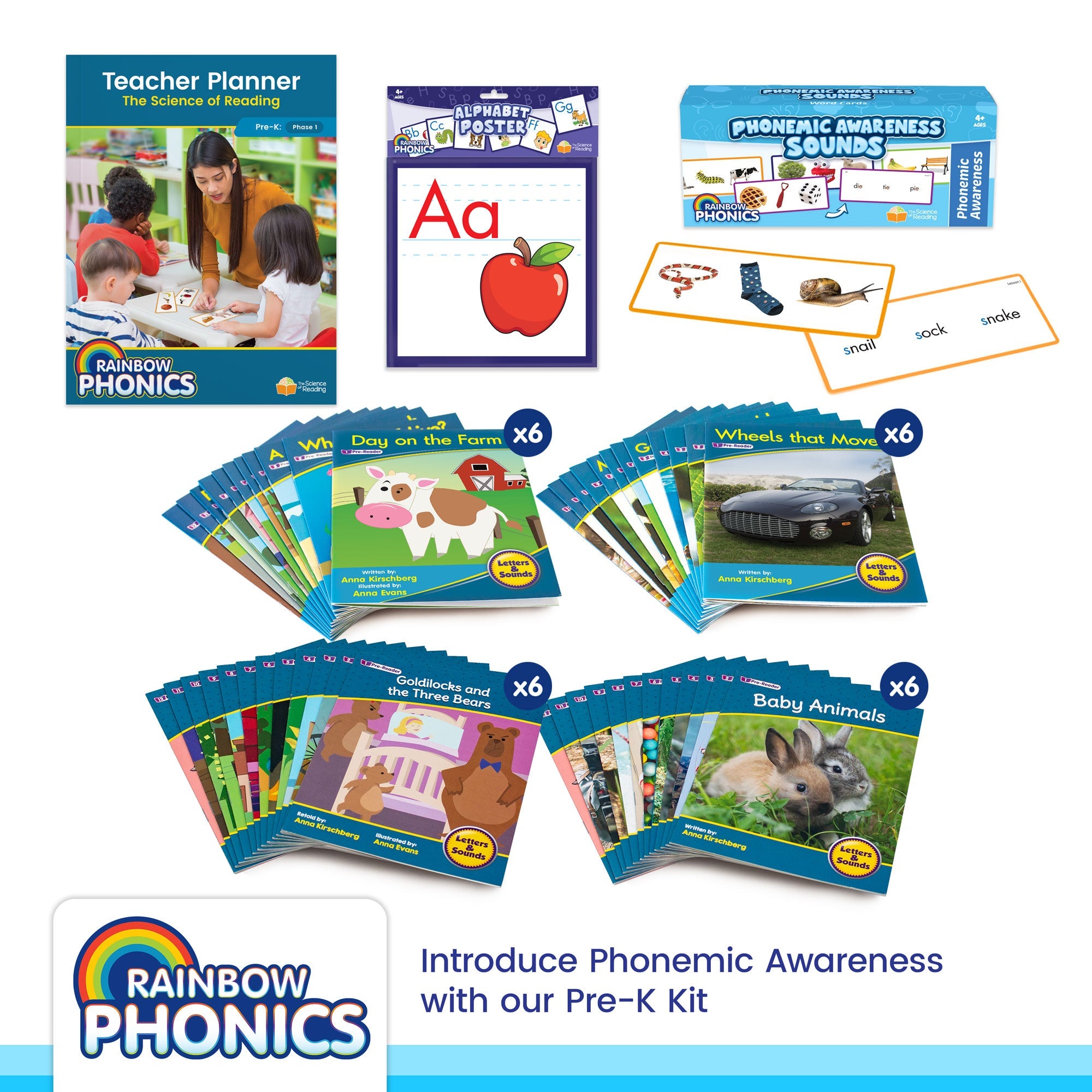Rainbow Phonics Classroom Kit Pre-K