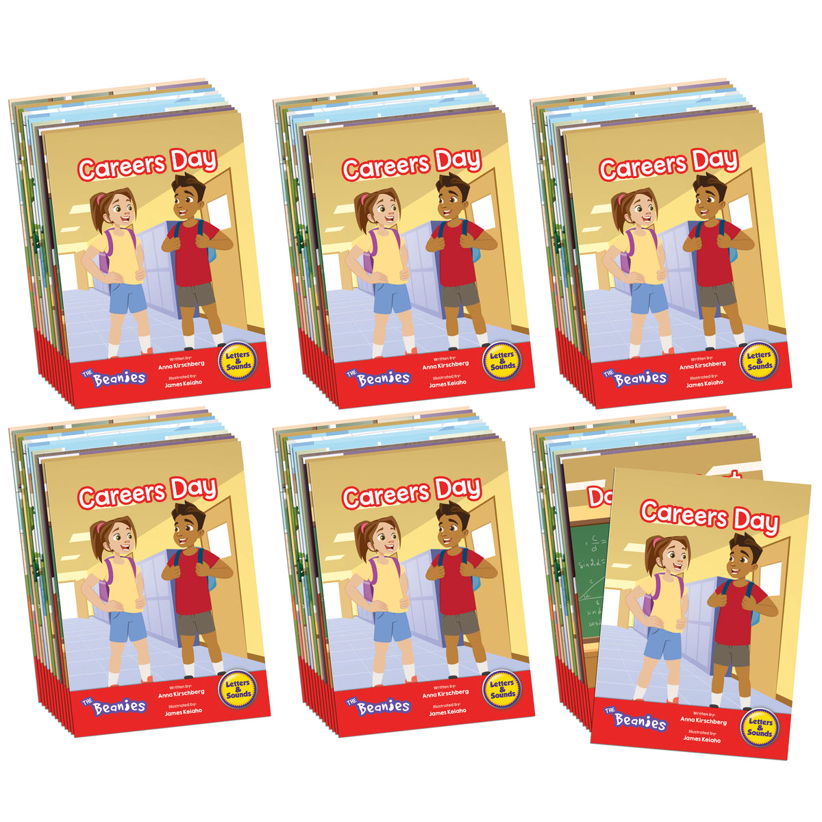 The Beanies HiLo Set 1 Decodable Readers - Spelling (Phase 6)- 6 pack